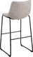 Beliani Zestaw 2 krzeseł barowych beżowy FRANKS 5