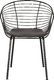 Beliani Zestaw 2 krzeseł do jadalni czarny HOBACK 3
