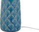 Lampa stołowa Beliani Lampa stołowa ceramiczna niebieska THAYA 1
