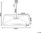 Beliani Podstawa pod parasol 50 x 50 cm czarna CERVO (124805) 6