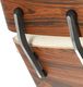D2 Design Fotel Vip z podnóżkiem biały/rosewood/ srebrna baza 13