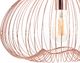 Lampa wisząca Beliani Lampa wisząca metalowa miedziana TORDINO 2