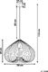 Lampa wisząca Beliani Lampa wisząca metalowa miedziana TORDINO 4