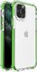 Hurtel Spring Armor żelowy elastyczny pancerny pokrowiec z kolorową ramką do iPhone 11 Pro Max zielony 1