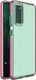 Hurtel Spring Case pokrowiec żelowe etui z kolorową ramką do Samsung Galaxy S21+ 5G (S21 Plus 5G) różowy 1