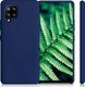 Hurtel Silicone Case elastyczne silikonowe etui pokrowiec Samsung Galaxy A42 5G niebieski 3