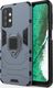 Hurtel Ring Armor pancerne hybrydowe etui pokrowiec + magnetyczny uchwyt Samsung Galaxy A32 5G niebieski 2