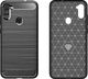 Hurtel Carbon Case elastyczne etui pokrowiec Samsung Galaxy A11 / M11 niebieski 2