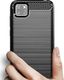 Hurtel Carbon Case elastyczne etui pokrowiec Oppo A73 czarny 2