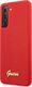Guess Guess GUHCS21SLSLMGRE S21 G991 czerwony/red hardcase Silicone Script Metal Logo 2