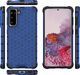 Hurtel Honeycomb etui pancerny pokrowiec z żelową ramką Samsung Galaxy S21 5G niebieski 12