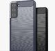 Hurtel Carbon Case elastyczne etui pokrowiec Samsung Galaxy S21+ 5G (S21 Plus 5G) niebieski 4