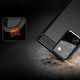 Hurtel Carbon Case elastyczne etui pokrowiec Samsung Galaxy S21 Ultra 5G czarny 6