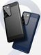 Hurtel Carbon Case elastyczne etui pokrowiec Samsung Galaxy S21 Ultra 5G czarny 8