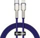 Kabel USB Baseus USB-C - Lightning 1 m Fioletowy (baseus_20210316153516) 1