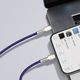 Kabel USB Baseus USB-C - Lightning 1 m Fioletowy (baseus_20210316153516) 8