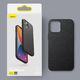Baseus Baseus Magnetic Leather Case etui ze skóry ekologicznej z magnetycznym uchwytem iPhone 12 Pro Max niebieski (kompatybilny z MagSafe) 20