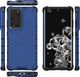 Hurtel Honeycomb etui pancerny pokrowiec z żelową ramką Samsung Galaxy S21 Ultra 5G niebieski 12
