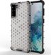 Hurtel Honeycomb etui pancerny pokrowiec z żelową ramką Samsung Galaxy S21+ 5G (S21 Plus 5G) przezroczysty 1