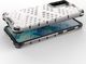 Hurtel Honeycomb etui pancerny pokrowiec z żelową ramką Samsung Galaxy S21+ 5G (S21 Plus 5G) przezroczysty 3