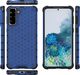 Hurtel Honeycomb etui pancerny pokrowiec z żelową ramką Samsung Galaxy S21+ 5G (S21 Plus 5G) niebieski 12