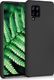 Hurtel Silicone Case elastyczne silikonowe etui pokrowiec Samsung Galaxy A42 5G czarny 1