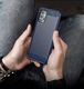 Hurtel Carbon Case elastyczne etui pokrowiec Samsung Galaxy A32 5G niebieski 3
