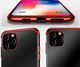 Hurtel Clear Color case żelowy pokrowiec etui z metaliczną ramką iPhone 12 Pro / iPhone 12 czarny 10