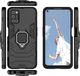 Hurtel Ring Armor pancerne hybrydowe etui pokrowiec + magnetyczny uchwyt Oppo A72 / A52 czarny 6
