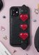 Kingxbar Kingxbar Sweet Series żelowe etui ozdobione oryginalnymi Kryształami Swarovskiego z podstawką iPhone 12 Pro / iPhone 12 czarny 11