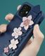 Kingxbar Kingxbar Sweet Series żelowe etui ozdobione oryginalnymi Kryształami Swarovskiego z podstawką iPhone 12 Pro / iPhone 12 czarny 9