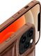 Nillkin Nillkin Aoge Leather Case elastyczne pancerne etui z prawdziwej skóry z kieszonką iPhone 12 Pro / iPhone 12 czarny 8