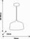 Lampa wisząca Milagro Lampa wisząca STUDIO WHITE 1xE27 (MLP8848) - Eko-Light 3