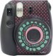 LoveInstant Skórka Skóra Naklejka Do Fujifilm Instax Mini 8 - Czarny 2