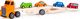 Ecotoys Drewniana ciężarówka tir + 4 auta (990) 2
