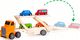 Ecotoys Drewniana ciężarówka tir + 4 auta (990) 6