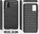 Hurtel Carbon Case elastyczne etui pokrowiec Oppo A92 / A72 / A52 czarny 2