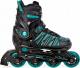 Rolki RAVEN rekreacyjne regulowane zielone czarne r. 33 34 35 36 1