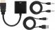 Adapter AV ProXtend HDMI - D-Sub (VGA) + Jack 3.5mm czarny (HDMI-VGAA-0002) 1