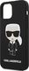Karl Lagerfeld Karl Lagerfeld KLHCP12SSLFKBK iPhone 12 mini 5,4" hardcase czarny/black Silicone Iconic 6