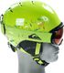 Quiksilver Zestaw Kask + Gogle Quiksilver Game Pack Lime Green / Moam Tatt (GJZ3) 2019 2