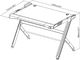 Biurko NanoRS NanoRS RS150 Czarne 129.5 cmx72.5 cm 7