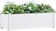 vidaXL VidaXL Podwyższona donica, PP, biała, 100x43x35 cm 1