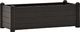 vidaXL VidaXL Podwyższona donica, PP, antracytowa, 100x43x35 cm 2