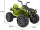 Ramiz Pojazd Quad ATV Zielony 1