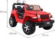Ramiz Pojazd Jeep Wrangler Rubicon Czerwony 2