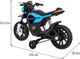 Ramiz Cross na akumulator Motor Night Rider Niebieski na akumulator MP3 SD USB, gaz w manetce /JT5158 16