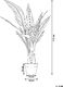 Beliani Sztuczna roślina doniczkowa 115 cm STRELITZIA TREE 3