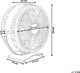 Wentylator Beliani Ribble 8