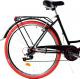 Dallas Bike Rower miejski 28'' 7-biegowy czarny z czerwonym SPD LUX 1